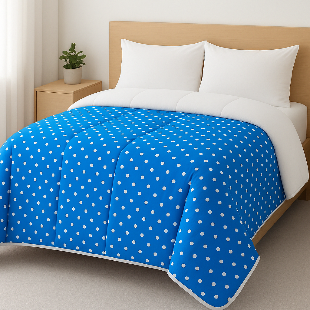 Edredom Dupla Face Casal/Queen Micropercal | Toque Macio e Conforto