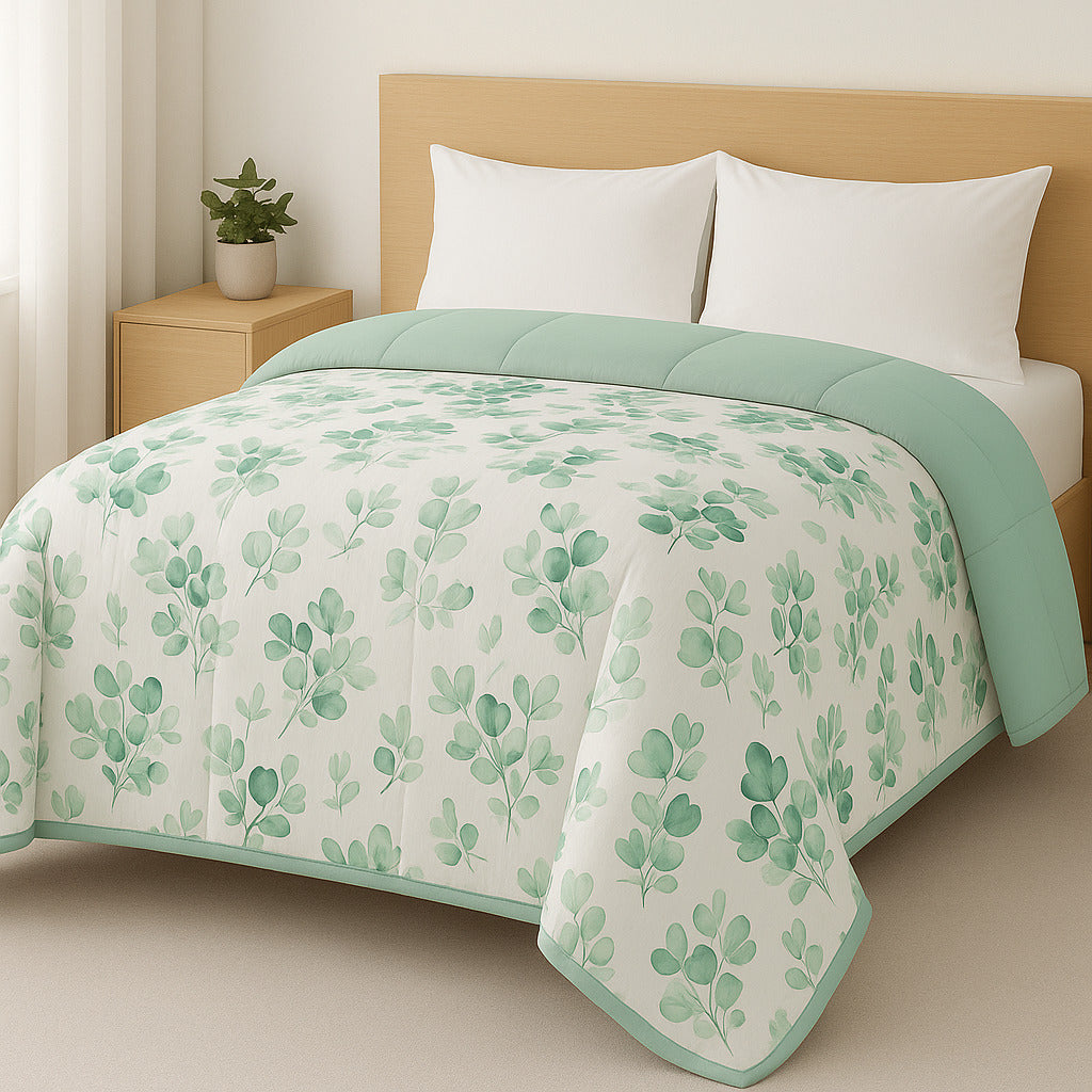 Edredom Casal/Queen Micropercal Dupla Face | Conforto Premium e Toque Suave