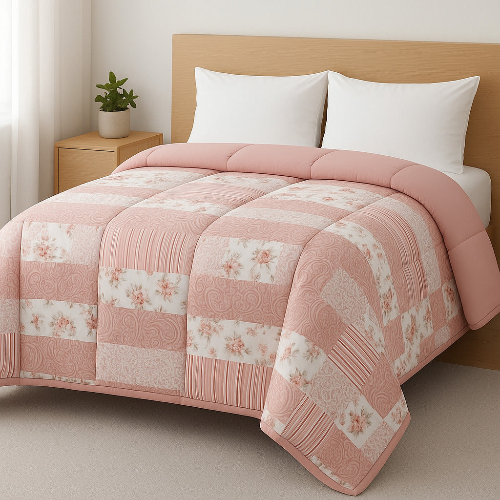 Edredom Casal/Queen Micropercal Dupla Face | Conforto Premium e Toque Suave