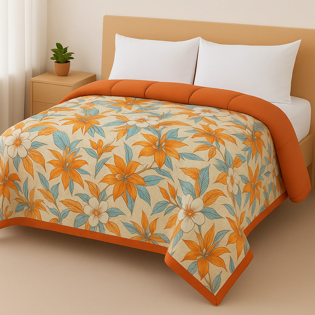 Edredom Casal/Queen Micropercal Dupla Face | Conforto Premium e Toque Suave