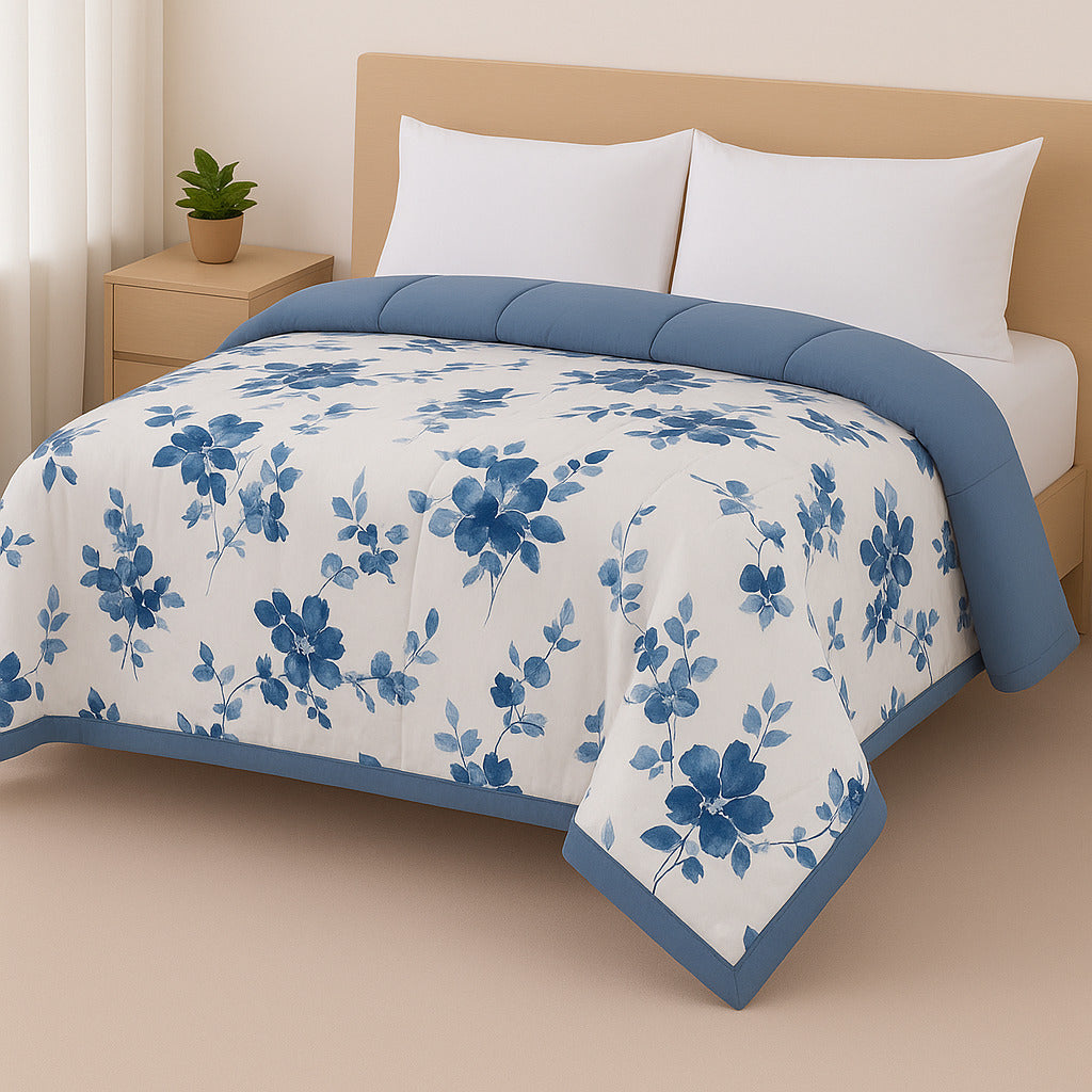 Edredom Casal/Queen Micropercal Dupla Face | Conforto Premium e Toque Suave