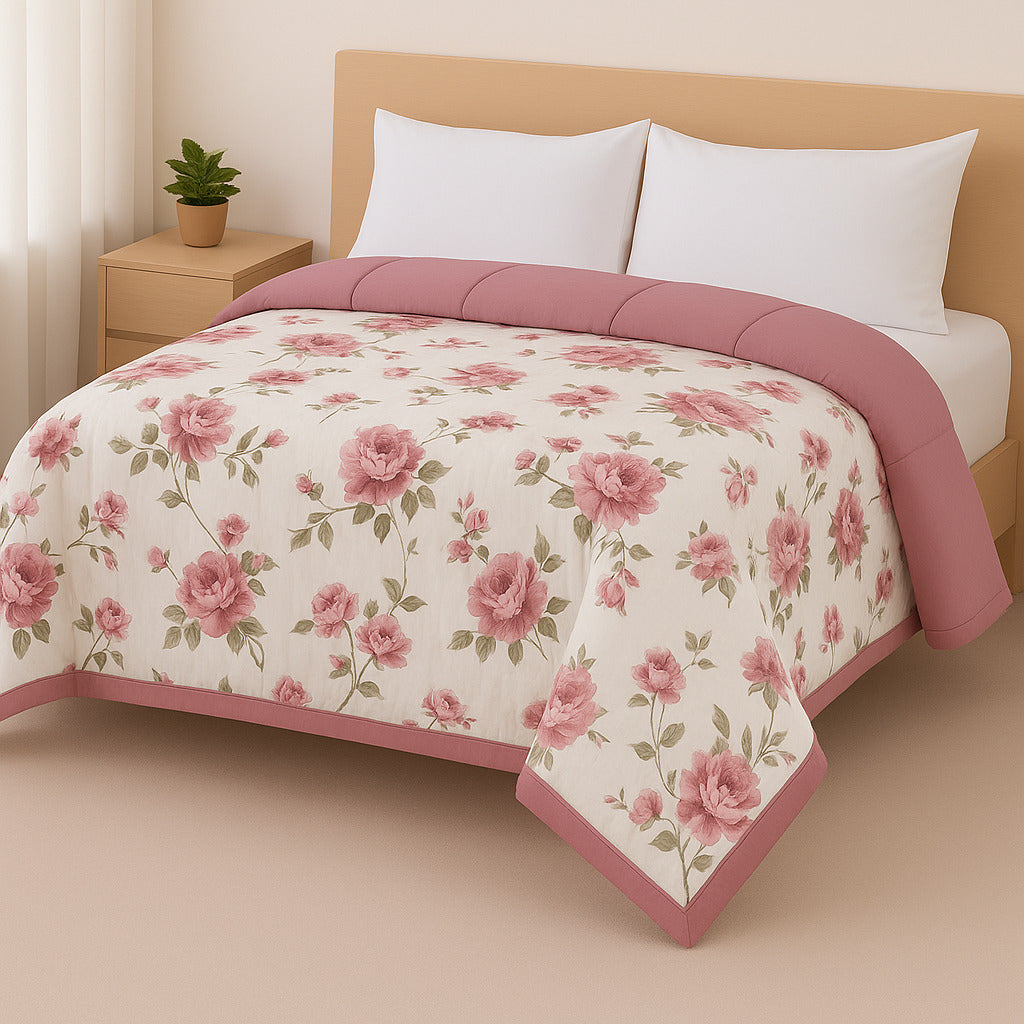 Edredom Casal/Queen Micropercal Dupla Face | Conforto Premium e Toque Suave