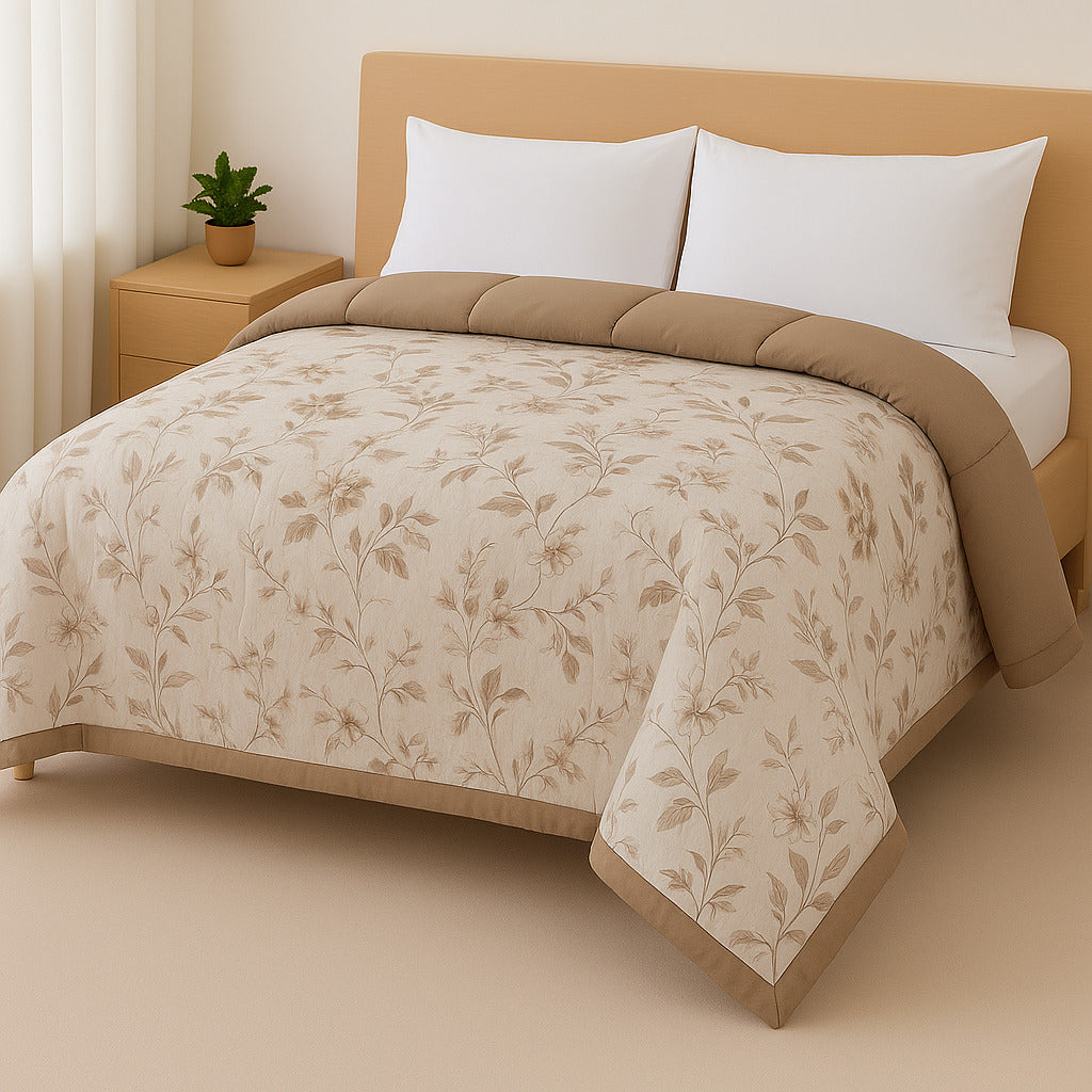 Edredom Casal/Queen Micropercal Dupla Face | Conforto Premium e Toque Suave