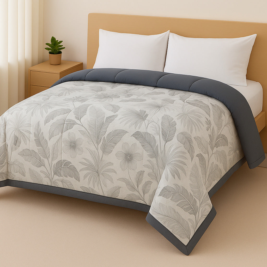 Edredom Casal/Queen Micropercal Dupla Face | Conforto Premium e Toque Suave