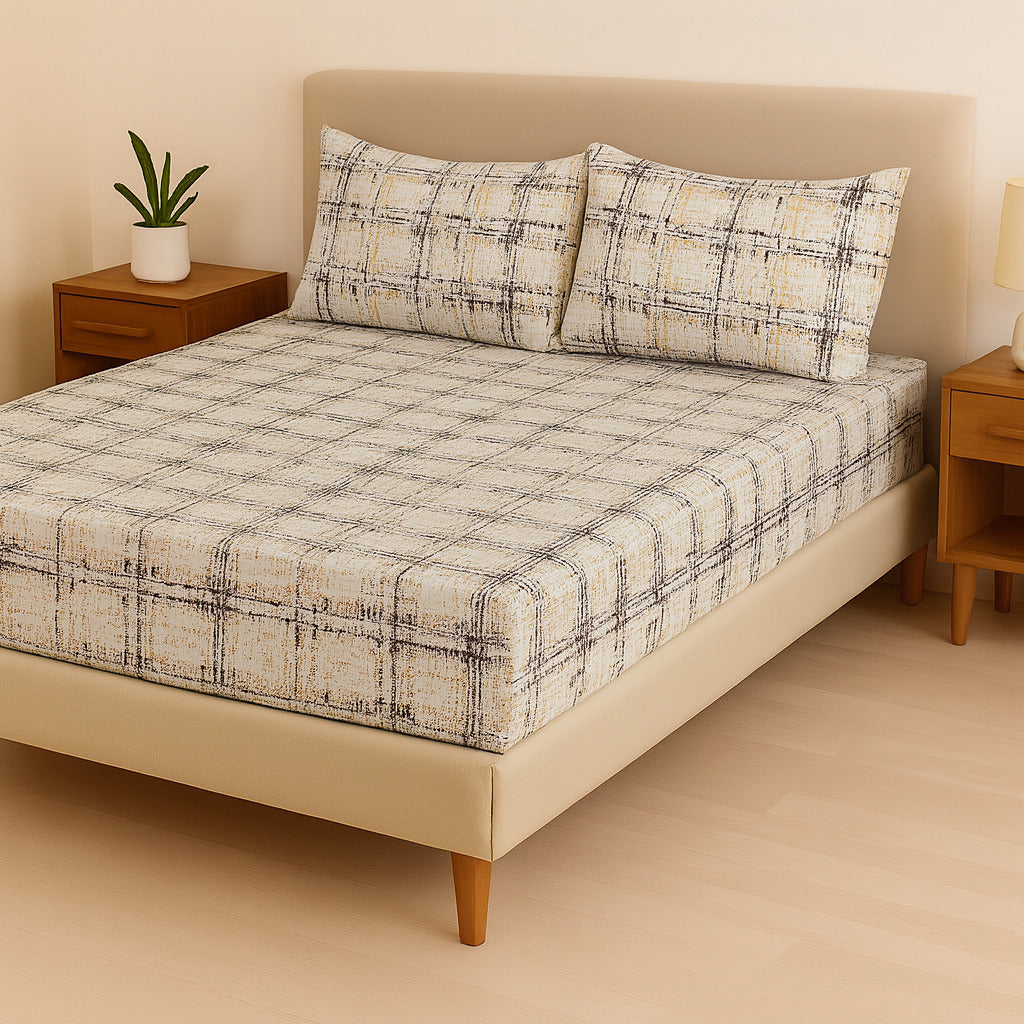 Jogo de Cama Casal Box 4 Peças Toque Macio – Micropercal Premium