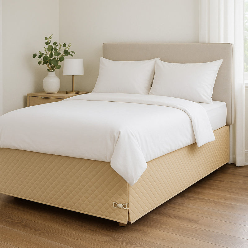 Saia para Cama Box Matelada com Pingente – Solteiro, Casal, Queen e King