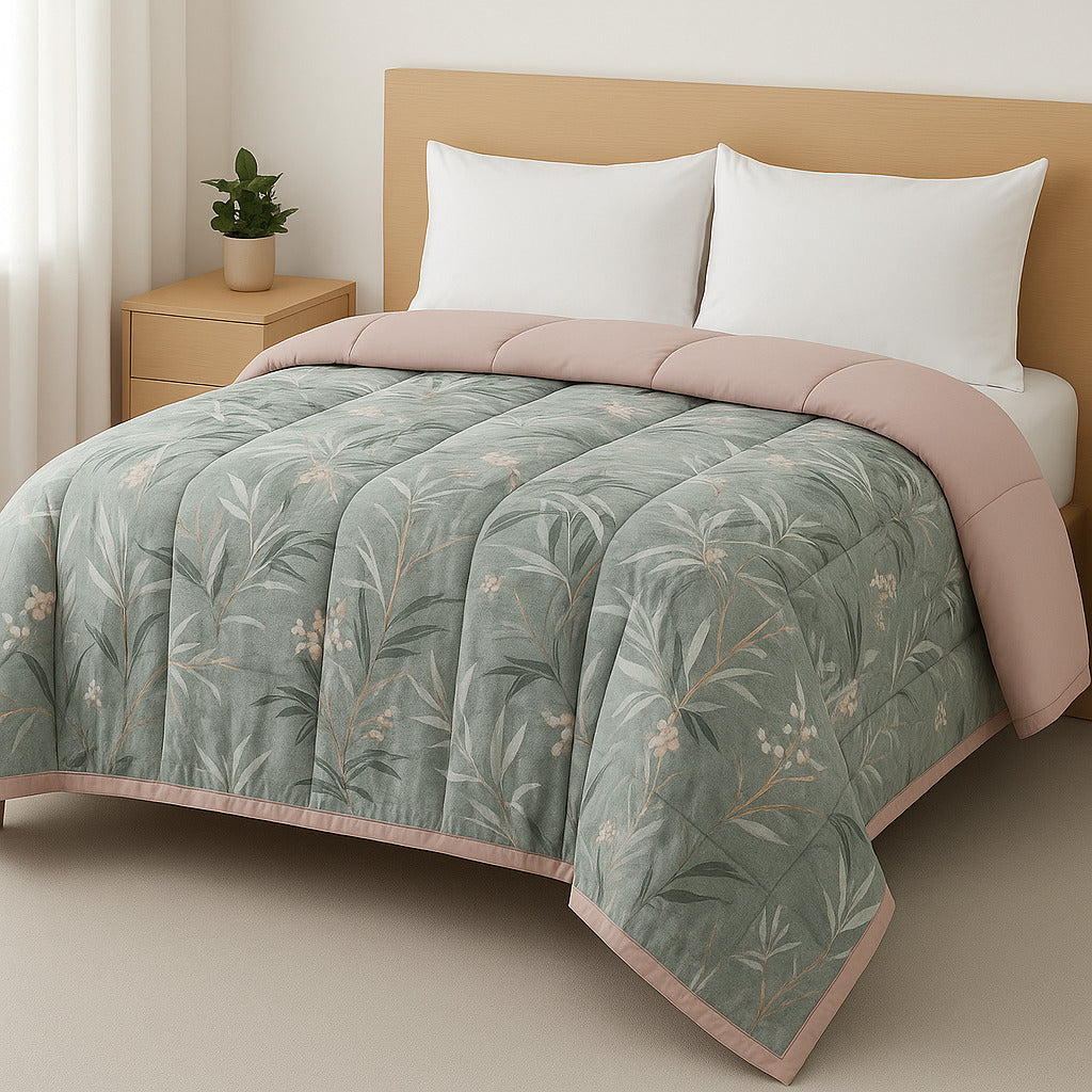 Edredom Casal/Queen Micropercal Dupla Face | Conforto Premium e Toque Suave