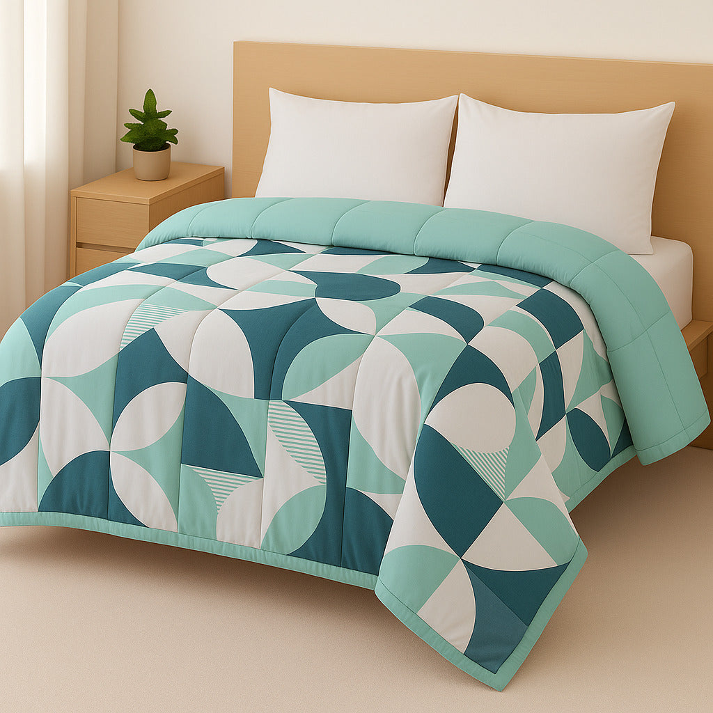 Edredom Casal/Queen Micropercal Dupla Face | Conforto Premium e Toque Suave
