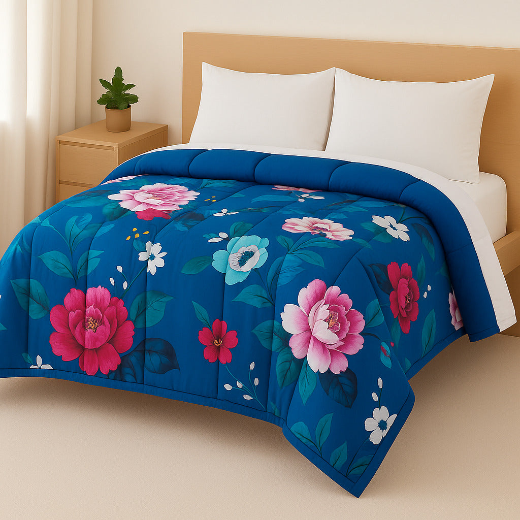 Edredom Casal/Queen Micropercal Dupla Face | Conforto Premium e Toque Suave