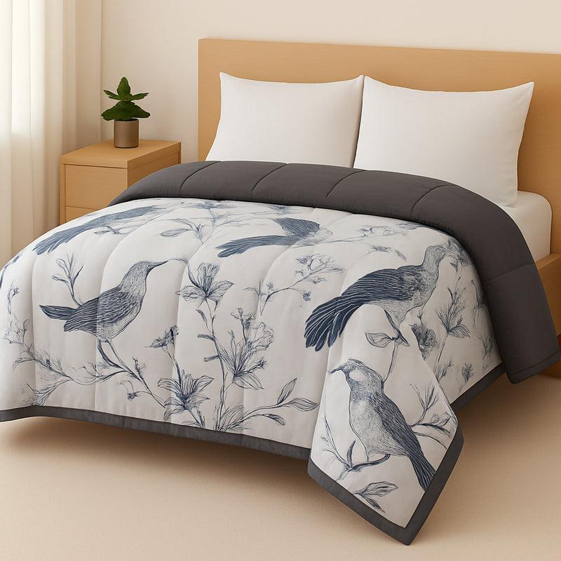 Edredom Casal/Queen Micropercal Dupla Face | Conforto Premium e Toque Suave