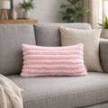 Almofada Retangular Luxo Soft Wave Decoração Sofá Sala Cama 30x50