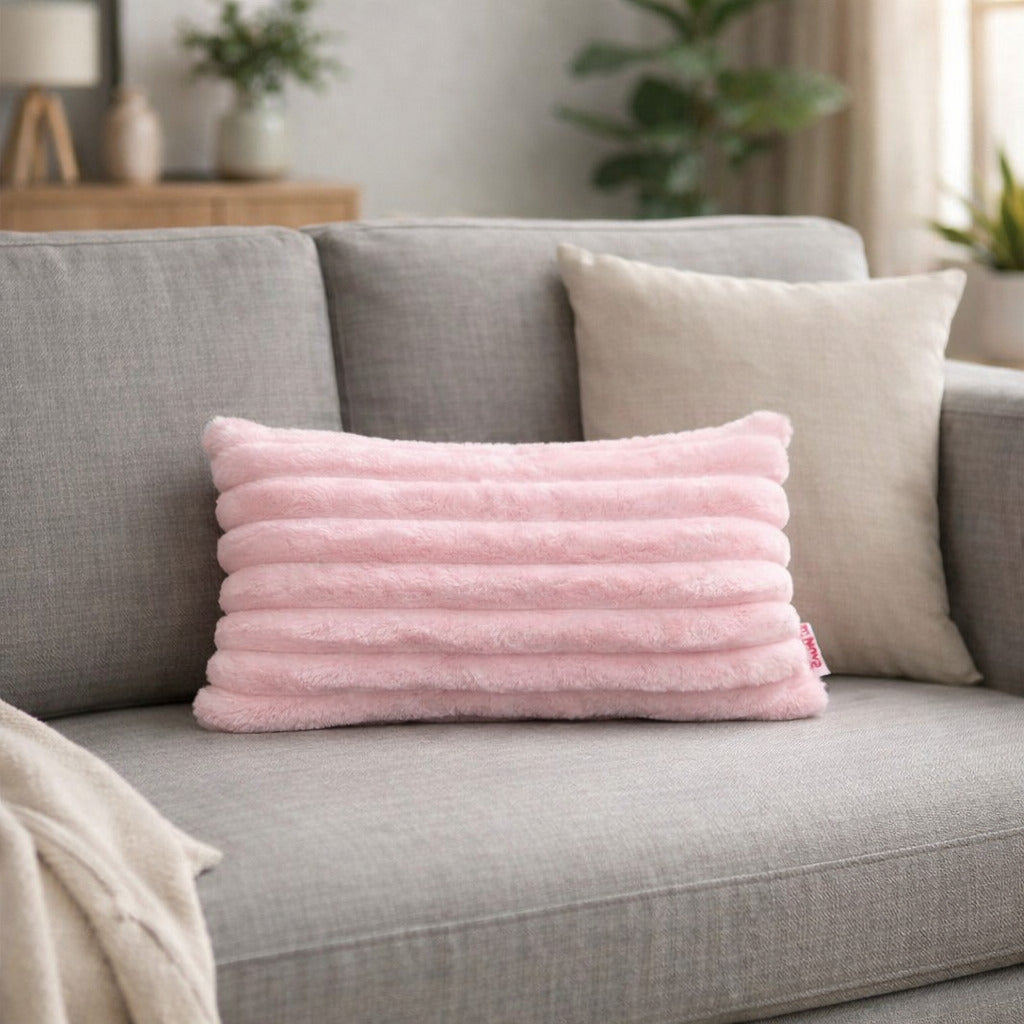 Almofada Retangular Luxo Soft Wave Decoração Sofá Sala Cama 30x50