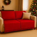 Kit 2 Mantas para Sofá 210x120 Natal – Manta Natalina de Sofá 100% Algodão