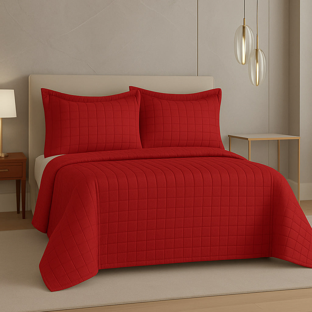 Cobre Leito 300 Fios Dupla Face com Porta Travesseiro – Casal, Queen e King