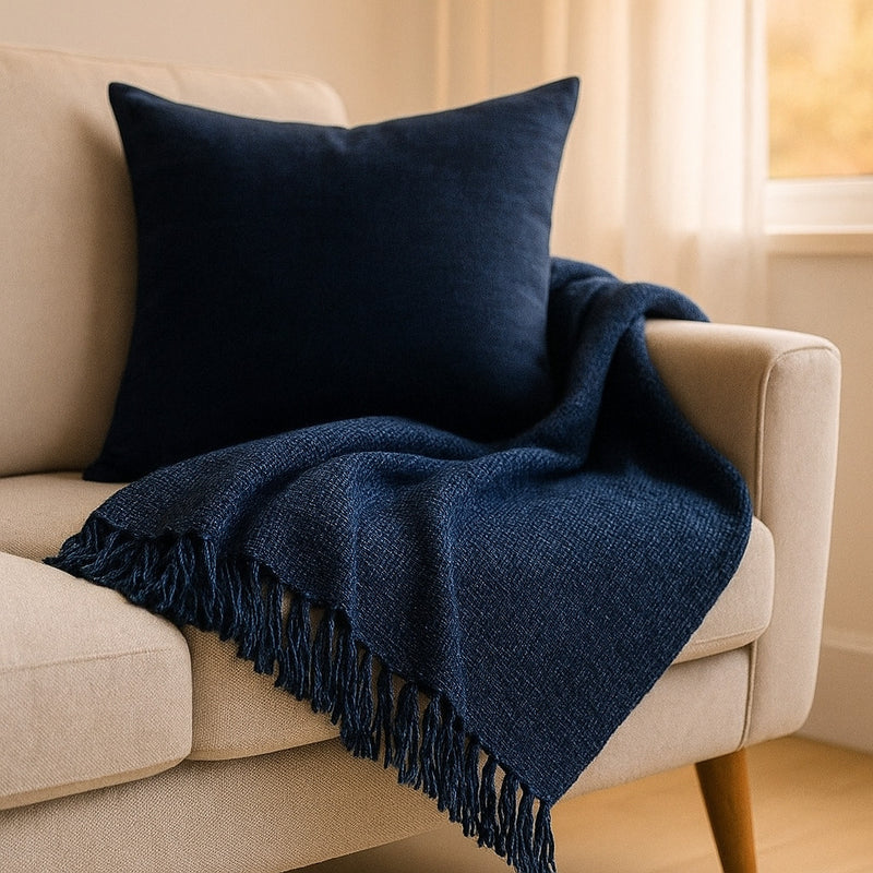 Manta Decorativa e Protetora para Sofá 2,40x1,80m – Elegância e Qualidade Artesanal