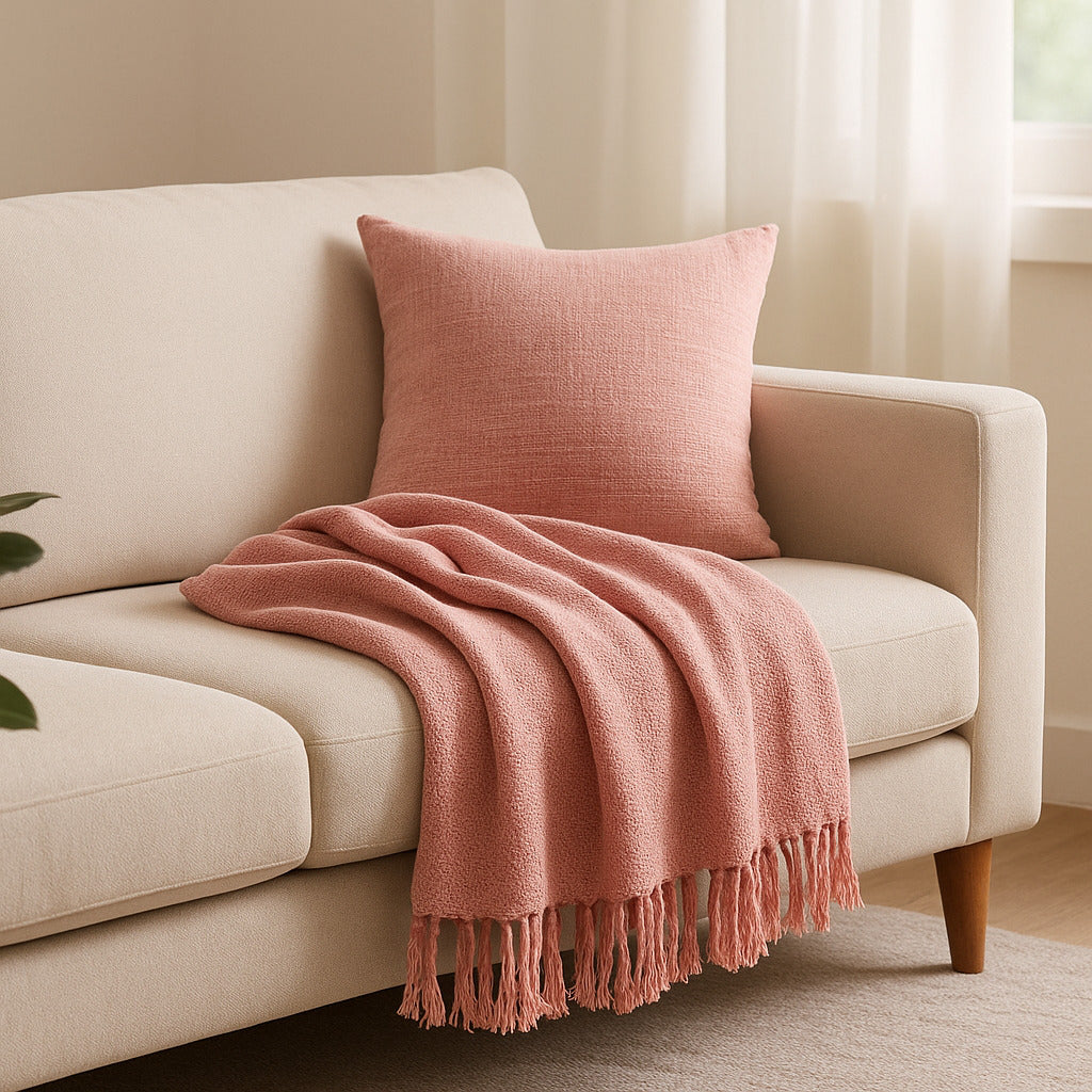 Manta Decorativa e Protetora para Sofá 2,40x1,80m – Elegância e Qualidade Artesanal