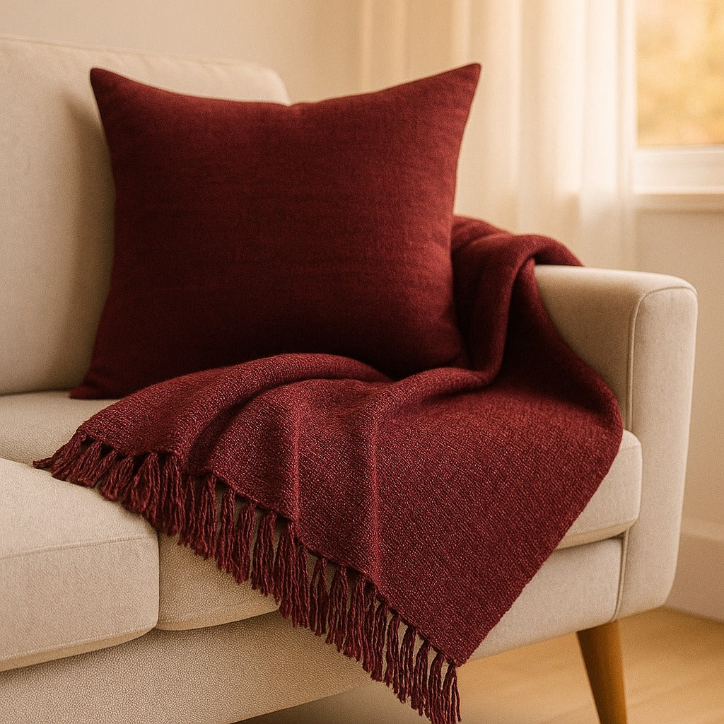 Manta Decorativa e Protetora para Sofá 2,40x1,80m – Elegância e Qualidade Artesanal