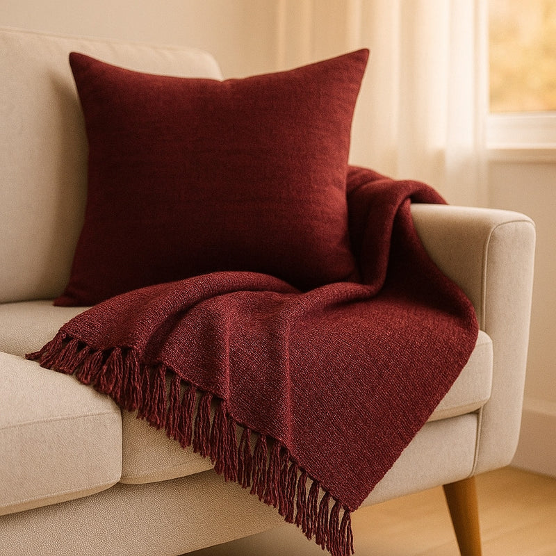 Manta Decorativa e Protetora para Sofá 2,40x1,80m – Elegância e Qualidade Artesanal