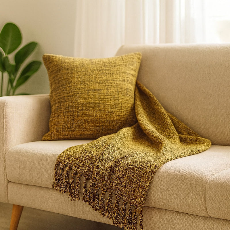 Manta Decorativa e Protetora para Sofá 2,40x1,80m – Elegância e Qualidade Artesanal