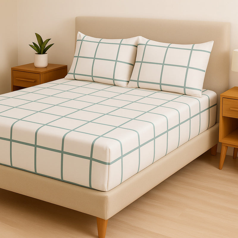Jogo de Cama Casal Box 4 Peças Toque Macio – Micropercal Premium