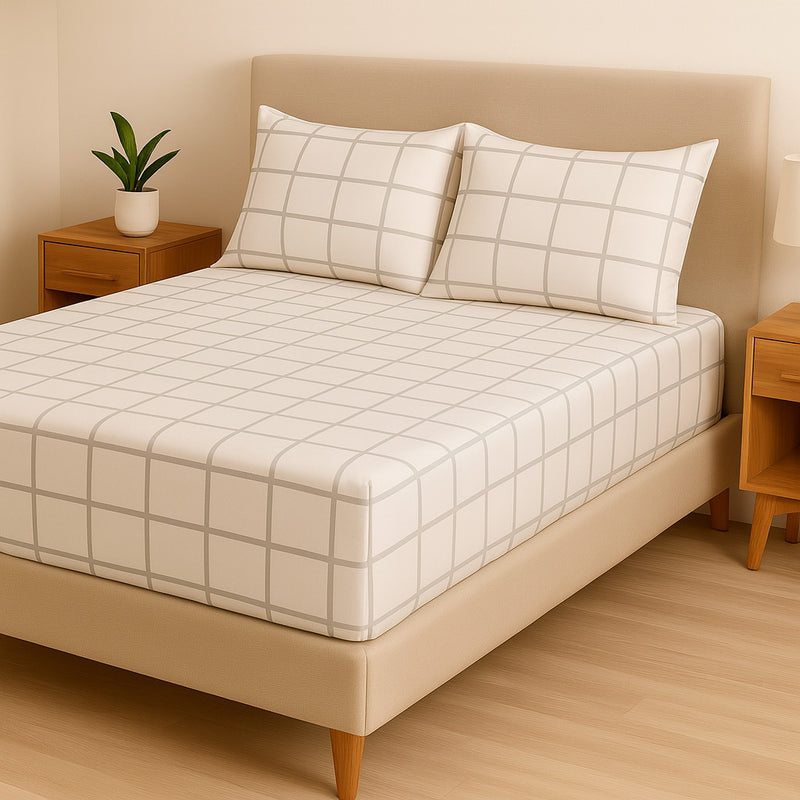 Jogo de Cama Casal Box 4 Peças Toque Macio – Micropercal Premium