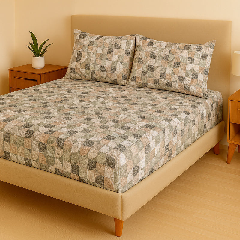 Jogo de Cama Casal Box 4 Peças Toque Macio – Micropercal Premium