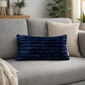 Almofada Retangular Luxo Soft Wave Decoração Sofá Sala Cama 30x50