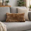 Almofada Retangular Luxo Soft Wave Decoração Sofá Sala Cama 30x50