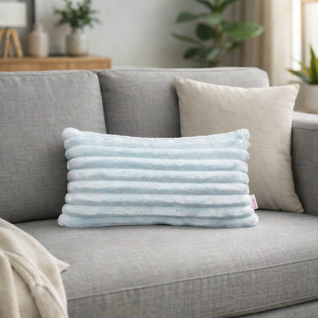 Almofada Retangular Luxo Soft Wave Decoração Sofá Sala Cama 30x50