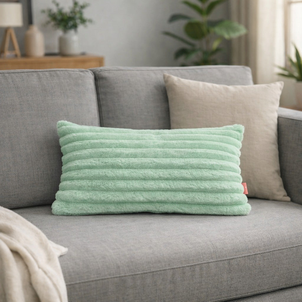 Almofada Retangular Luxo Soft Wave Decoração Sofá Sala Cama 30x50