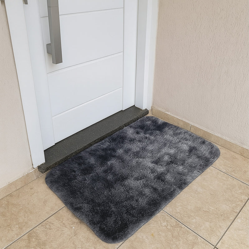Tapete para Quarto Capacho Felpudo 60x40 – Antiderrapante, Macio e Antiácaro