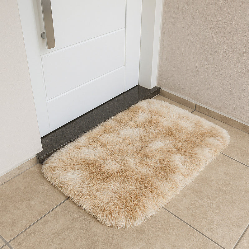 Tapete para Quarto Capacho Felpudo 60x40 – Antiderrapante, Macio e Antiácaro
