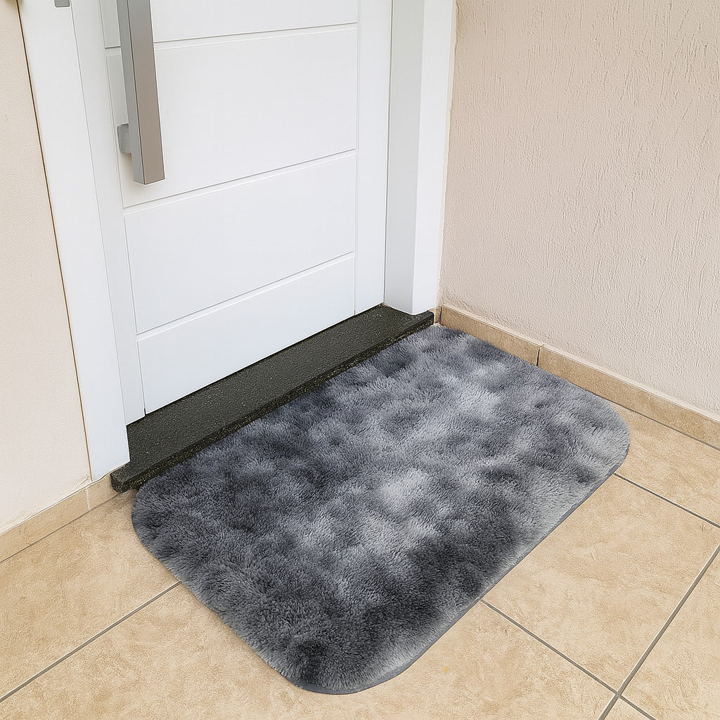 Tapete para Quarto Capacho Felpudo 60x40 – Antiderrapante, Macio e Antiácaro