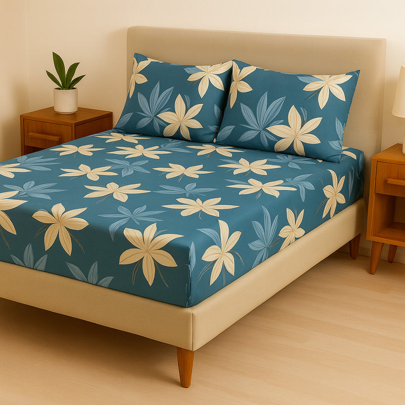 Jogo de Cama Casal Box 4 Peças Toque Macio – Micropercal Premium