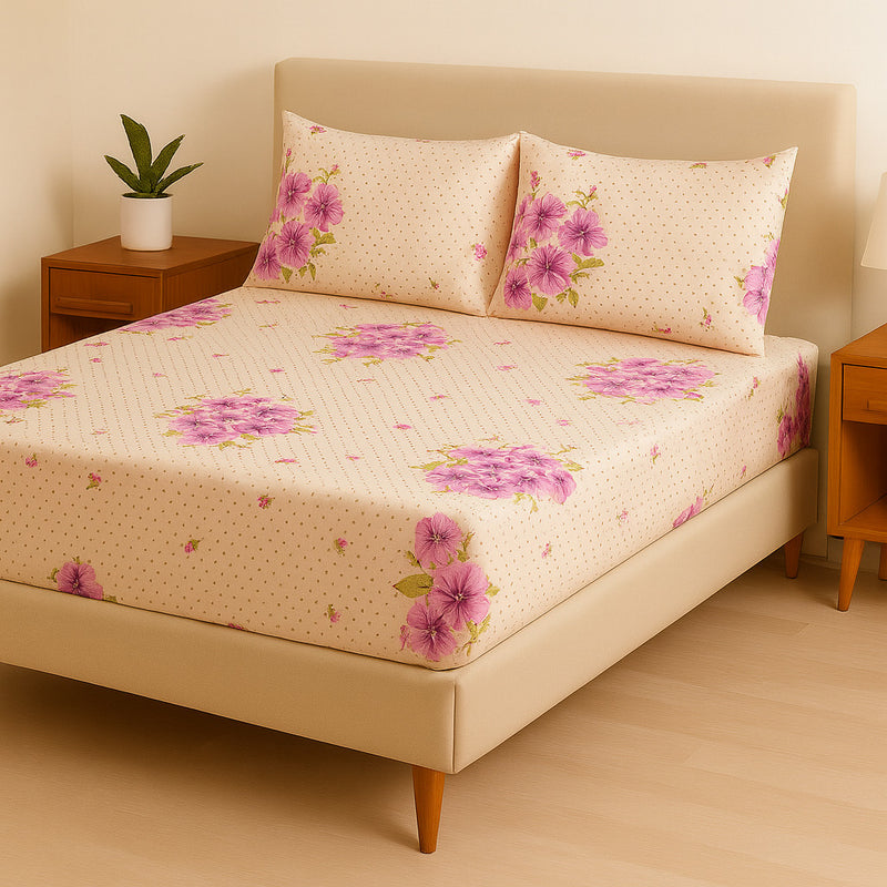 Jogo de Cama Casal Box 4 Peças Toque Macio – Micropercal Premium