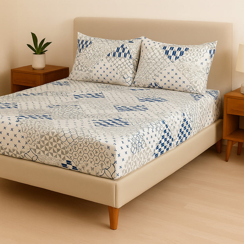 Jogo de Cama Casal Box 4 Peças Toque Macio – Micropercal Premium