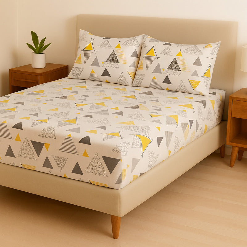 Jogo de Cama Casal Box 4 Peças Toque Macio – Micropercal Premium