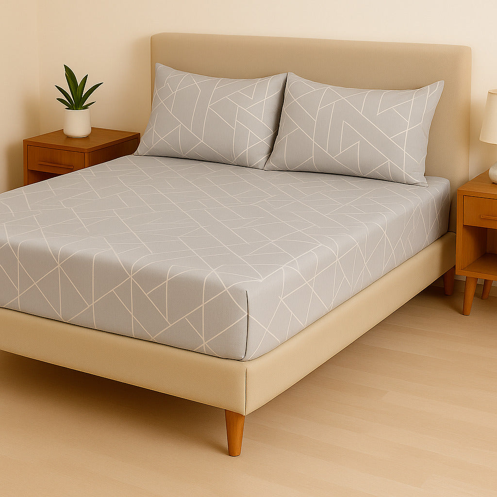 Jogo de Cama Casal Box 4 Peças Toque Macio – Micropercal Premium