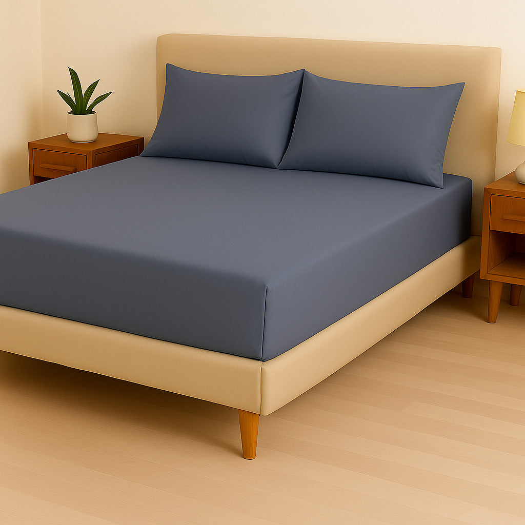 Jogo de Cama Casal Box 4 Peças Toque Macio – Micropercal Premium