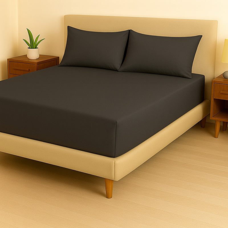 Jogo de Cama Casal Box 4 Peças Toque Macio – Micropercal Premium