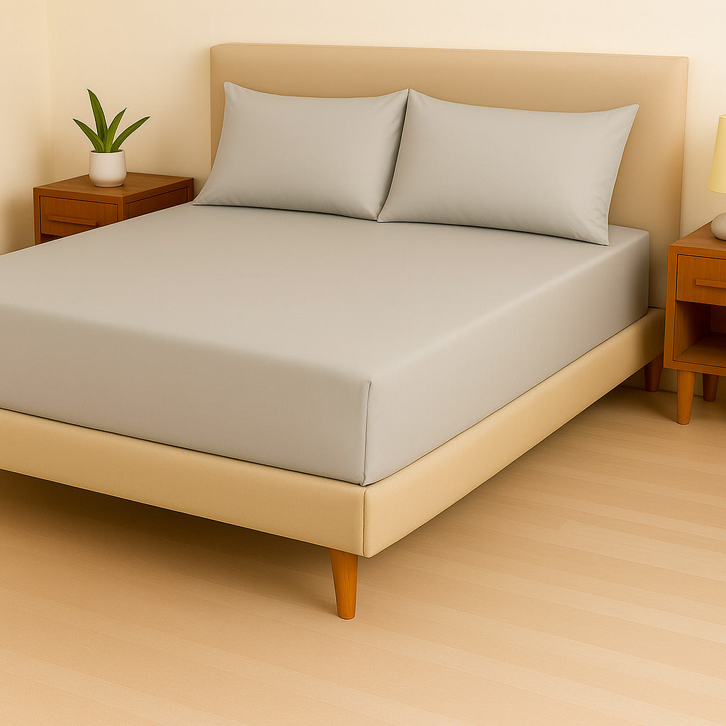 Jogo de Cama Casal Box 4 Peças Toque Macio – Micropercal Premium