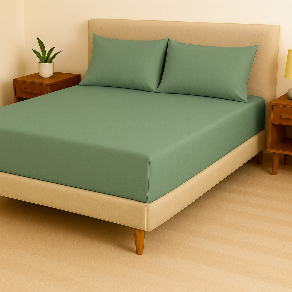 Jogo de Cama Casal Box 4 Peças Toque Macio – Micropercal Premium