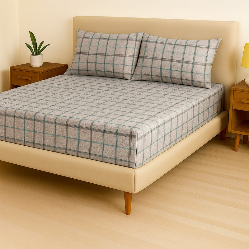 Jogo de Cama Casal Box 4 Peças Toque Macio – Micropercal Premium