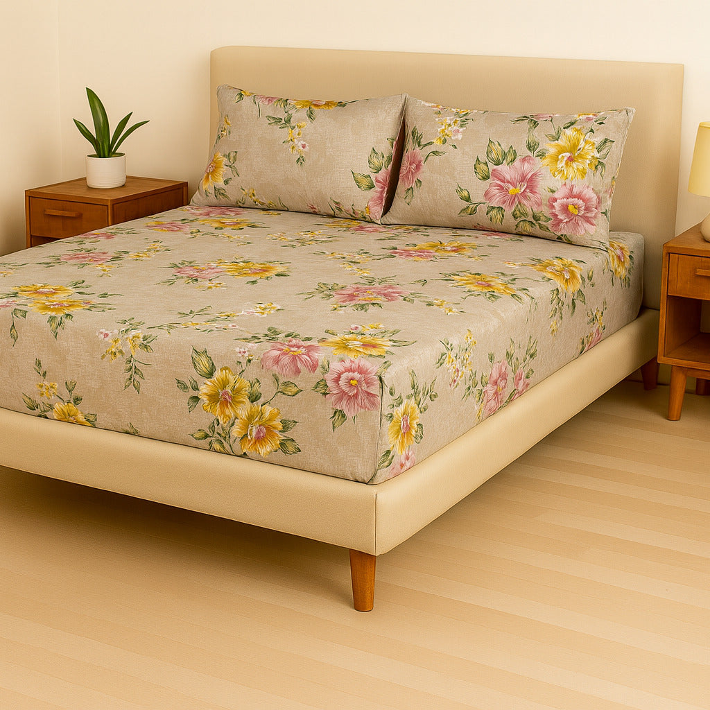 Jogo de Cama Casal Box 4 Peças Toque Macio – Micropercal Premium