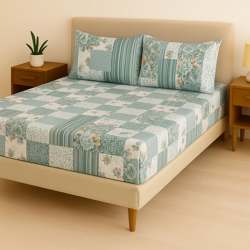 Jogo de Cama Casal Box 4 Peças Toque Macio – Micropercal Premium