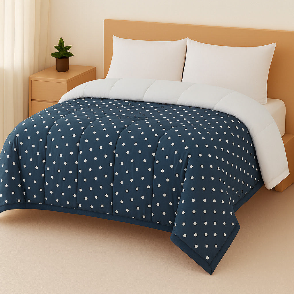Edredom Casal/Queen Micropercal Dupla Face | Conforto Premium e Toque Suave