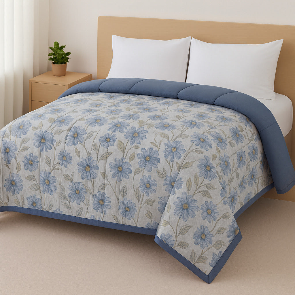 Edredom Casal/Queen Micropercal Dupla Face | Conforto Premium e Toque Suave