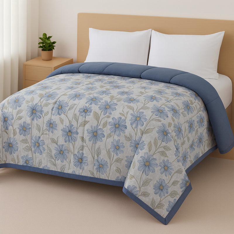 Edredom Casal/Queen Micropercal Dupla Face | Conforto Premium e Toque Suave