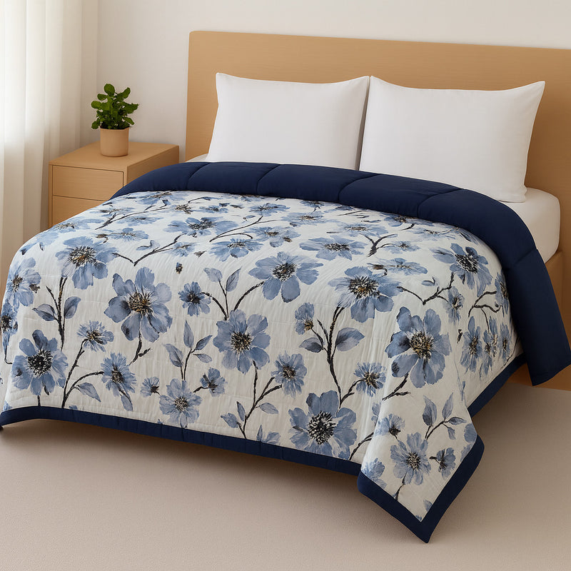 Edredom Casal/Queen Micropercal Dupla Face | Conforto Premium e Toque Suave