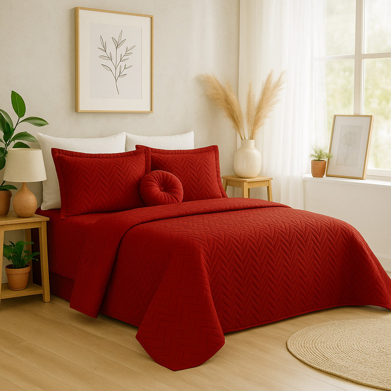 Colcha Cobre Leito Casal + Fronhas